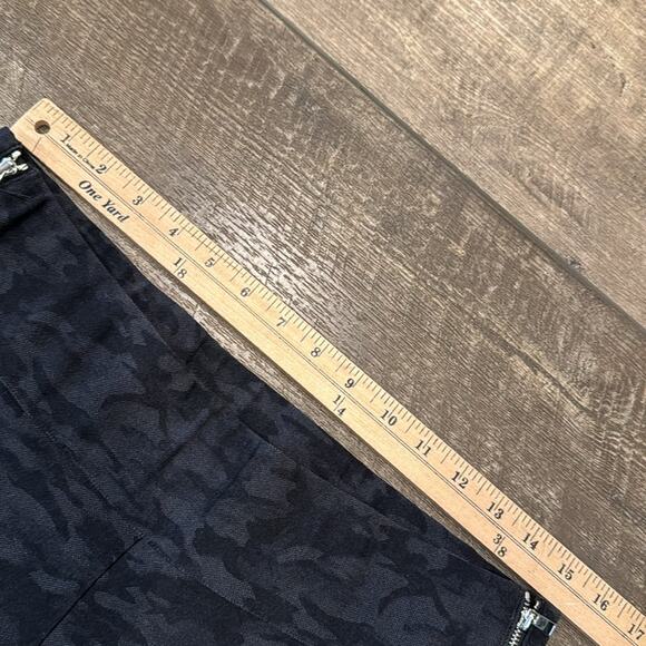 Drew ANTHROPOLOGIE Melanie Side Zipper Skinny Pant Black Camo Size L - Picture 5 of 8